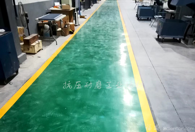 機(jī)加工廠房車間通道走叉車地板