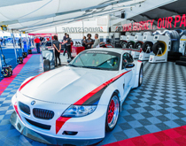 汽車配件展覽會地臺，鎖扣拼接式展會地板