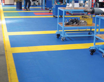 車間防塵地板，防砸防塵耐磨地面材料